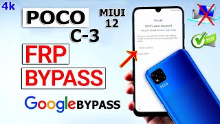 Poco C3 Frp Bypass 2024 Without Pc ✅ Poco C3 Frp Bypass Miui 12 ✅ Poco C3 Frp Bypass Google Remove ✅ [upl. by Carrick]