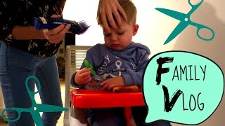 Dailyvlog  je coupe les cheveux de bebe  family vlog [upl. by Aicila]