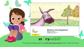 Childrens books read aloud Bheema the Sleepyhead Preschool Kindergarten 1stgrade reading [upl. by Cannice652]