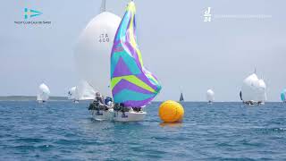 XLII Campionato Italiano Open J24  Day 1 Prima prova [upl. by Savick]