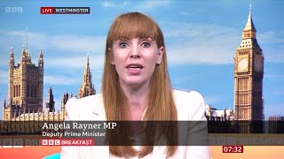 Angela Rayner MP Deputy Prime Minister On BBC Breakfast 16072024 [upl. by Dorree]