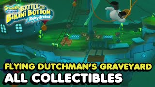 Flying Dutchmans Graveyard  All Collectibles In Spongebob Squarepants Battle For Bikini Bottom PS4 [upl. by Dagnah]