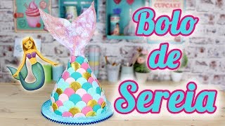 Bolo de Sereia  Como Fazer Bolo Decorado de Sereia  Bolo Calda de Sereia  Cakepedia [upl. by Nigel]