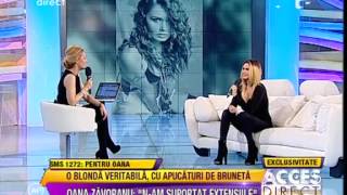 Schimbare de look Oana Zavoranu sa facut blonda  Acces Direct 18022013 [upl. by Murdoch]