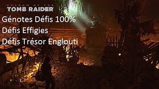 Shadow Of The Tomb Raider Map Génotes Défis A 100 [upl. by Oretna]