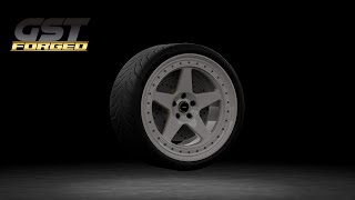 GST Forged  Custom Wheel ★ Timelapse 3  GOM  Modeling [upl. by Vasta]