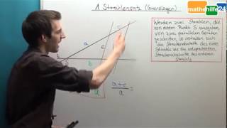 1 Strahlensatz Strahlensätze Grundlagen [upl. by Cheung421]