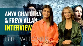 Anya Chalotra amp Freya Allan Interview  THE WITCHER Staffel 2 [upl. by Geer]