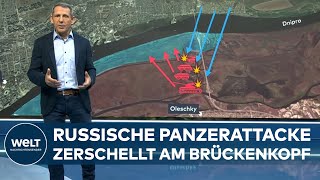 UKRAINEKRIEG Bittere Niederlage  Warum Russen am ChersonBrückenkopf verzweifeln  WELT Analyse [upl. by Enialahs]