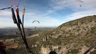 paragliding with vultures in Algodonalesparapente Andalucia [upl. by Ecineg]