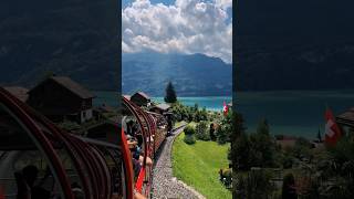 Brienz Rothorn Train  Interlaken  Switzerland  Travel Dairies  youtubeshorts swissalps [upl. by Cyrillus]