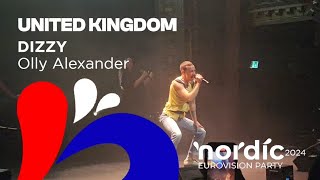 🇬🇧 Olly Alexander  Dizzy United Kingdom 2024 I Live at Nordic Eurovision Party 2024 [upl. by Billen667]