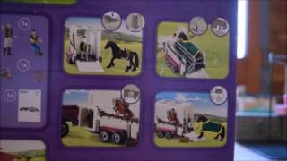 Unboxing and Review  Schleich Horse Club Trailer and Pickup Set [upl. by Bartolemo]