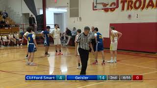 Smartvs Geisler 8th Boys Basketball [upl. by Juliane]