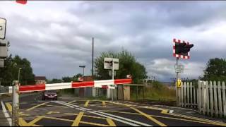 Green Lane level crossing  Saltney Chester Uk [upl. by Selinda930]