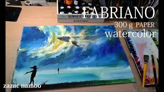 how to watercolorspeed paintingwatercolor technique수채화기법수채화따라하기 [upl. by Greene]