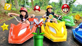 Yuk Kebut Kebutan Mobil Mobilan Mario Kart  Mainan Mobil Turun Gunung [upl. by Eirehc]