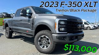 ALL THE OPTIONS 2023 Ford F350 XLT Tremor Review [upl. by Desai850]