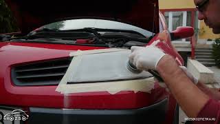 Transforming A Renault Megane Headlight With Polishing And Painting [upl. by Kerman]