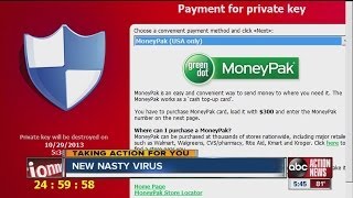 Ransomware destroying computer files [upl. by Ursulette]