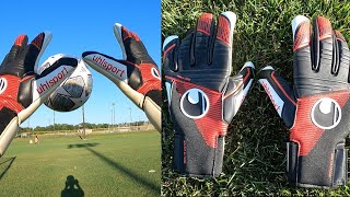 Uhlsport Powerline Absolutgrip HN Goalkeeper Glove Review [upl. by Anovad]