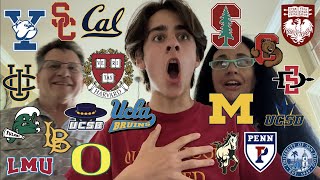 2022 COLLEGE DECISION REACTIONS  20 SCHOOLS Ivies Stanford UChicago UCs  more  Testoptional [upl. by Carmelle]