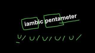 Understanding Iambic Pentameter [upl. by Adyan]