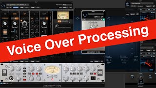 A Pro Voice Over Processing Chain With Saturation EQ Compression ExpanderGate and DeEssing [upl. by Earvin754]