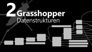 02 Grasshopper parametrisches Design  Datenstrukturen [upl. by Mushro271]