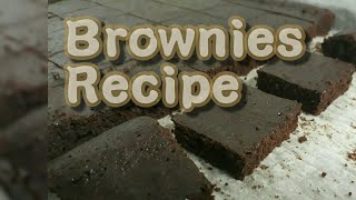 Simple and Easy Brownies Recipe No Butter and Chocolate [upl. by Nomelihp379]