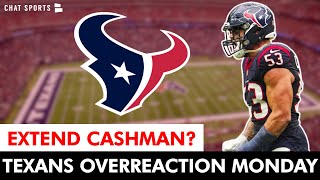 JUICY Texans Rumors Blake Cashman EXTENSION NFL MVP amp Coach Of The Year Odds  AFC South Title [upl. by Reifinnej]