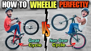 How to Wheelie on Any Cycle  Gear amp NonGear Cycle Stunt Guide [upl. by Arual]