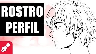 COMO DIBUJAR MANGA PARA PRINCIPIANTES 3  ROSTRO VISTO DE PERFIL [upl. by Paolo]