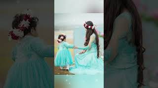 mothers daughter matching princess dress design for girls ॥princessdr [upl. by Noslrac]