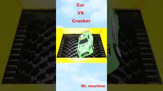 Car VS Crusher  automobile shredder satisfying machine industrialshredder [upl. by Norret]