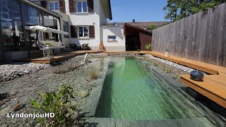 Construye una piscina natural en su jardín y el resultado es realmente asombroso [upl. by Acinoev]