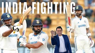 Kohli at 9k Test Runs India Fighting  AakashVani INDvsNZ [upl. by Terej]