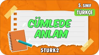 Cümlede Anlam 📙 tonguçCUP 1Sezon  5TURK2 2024 [upl. by Siduhey]