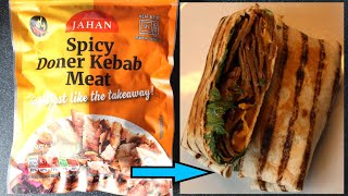 Jahan SPICY DONER KEBAB MEAT  £399  Farmfoods  450g  Make Your Own Kebab At Home [upl. by Raphaela]