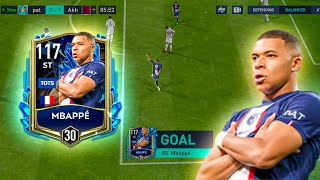 KYLIAN MBAPPE 117 RATED GAMEPLAY amp REVIEW THE NINJA TURTLE FIFA MOBILE 23 [upl. by Assirrac]