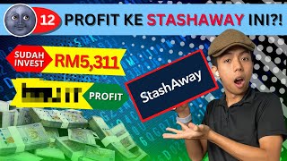 Cara Jadi Kaya Even Kerja Biasa2 95  Update 12Bulan Melabur di StashAway SampP500  DausDK [upl. by Nnyla]