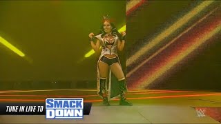 Zelina Vega Return Entrance  Smackdown July 2 2021 [upl. by Hackett747]