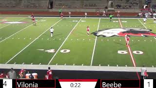 Vilonia Varsity Girls Soccer  Vilonia Lady Eagles vs Beebe Lady Badgers [upl. by Leontyne92]