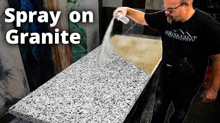 Spray on Countertops  Stone Coat Epoxy [upl. by Perle]