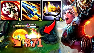 RIVEN TOP IS PERFECT TO 1V5 amp CLIMB TO HIGHELO VERY STRONG  S14 Riven TOP Gameplay Guide [upl. by Eekcaj]