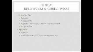 Ethical Relativism [upl. by Icnarf]