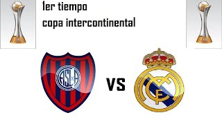 San Lorenzo vs Real Madrid PES 6 1er Tiempo2014 Mariano Closs [upl. by Luing79]