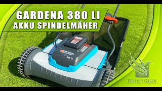 Gardena 380 li im Test  Akku Spindelmäher  Bester Einstieg in die Spindelmäherwelt [upl. by Arlon]