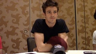 Grant Gustin Interview  The Flash Season 2 [upl. by Dieterich]