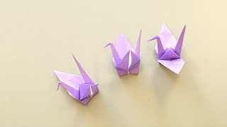 How to Fold an Origami Crane [upl. by Halueb]